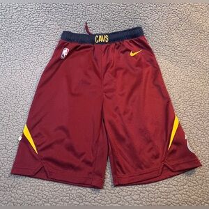 Cleveland Cavaliers Icon Edition Nike NBA Swingman Shorts Boys Size Medium
